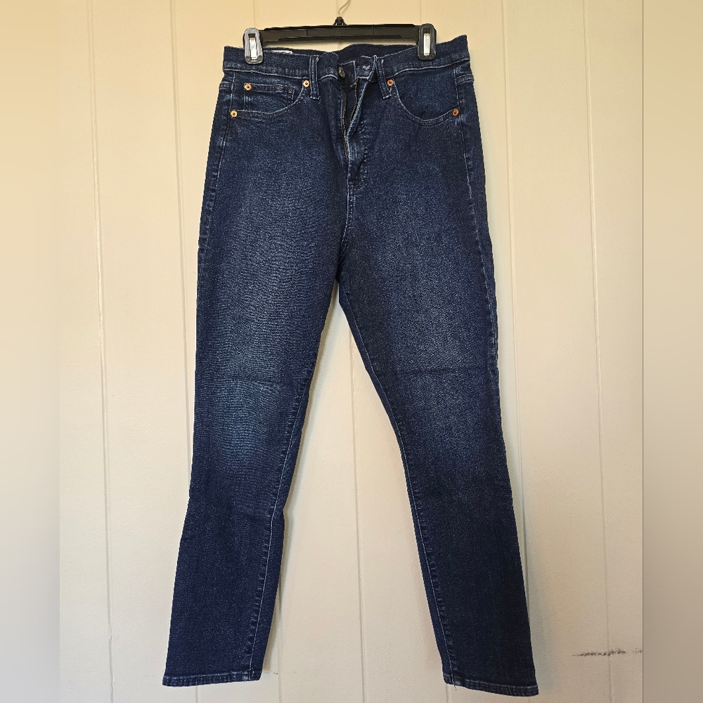 GAP SKY HIGH True Skinny Jeans Dark Indigo 14/32